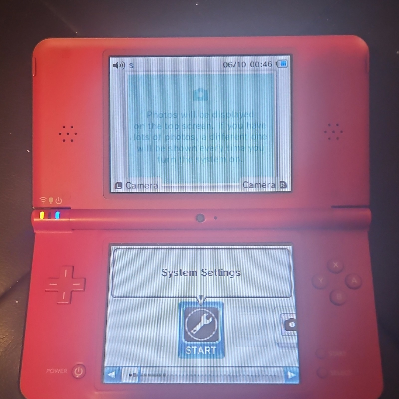Nintendo DSi XL Super Mario Bros 25th Anniversary Red Touchscreen Handheld