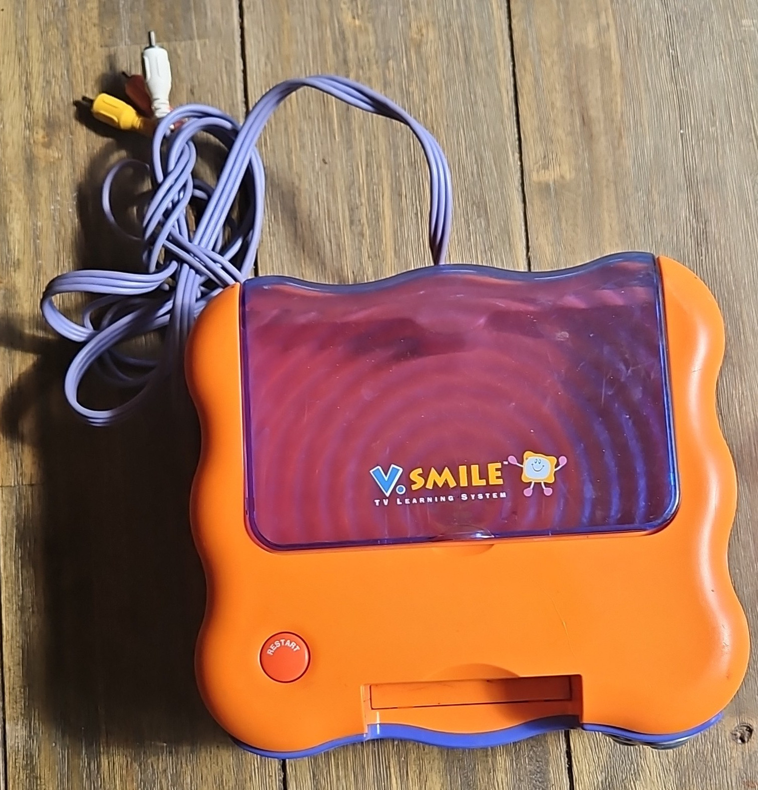VTech V.Smile TV Learning System Home Console w/ Controller Joystick AV Cable