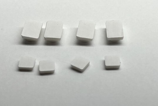 WHITE Rubber Feet Screw Cover 8 PACK + 3M Pads for Nintendo Wii Console System