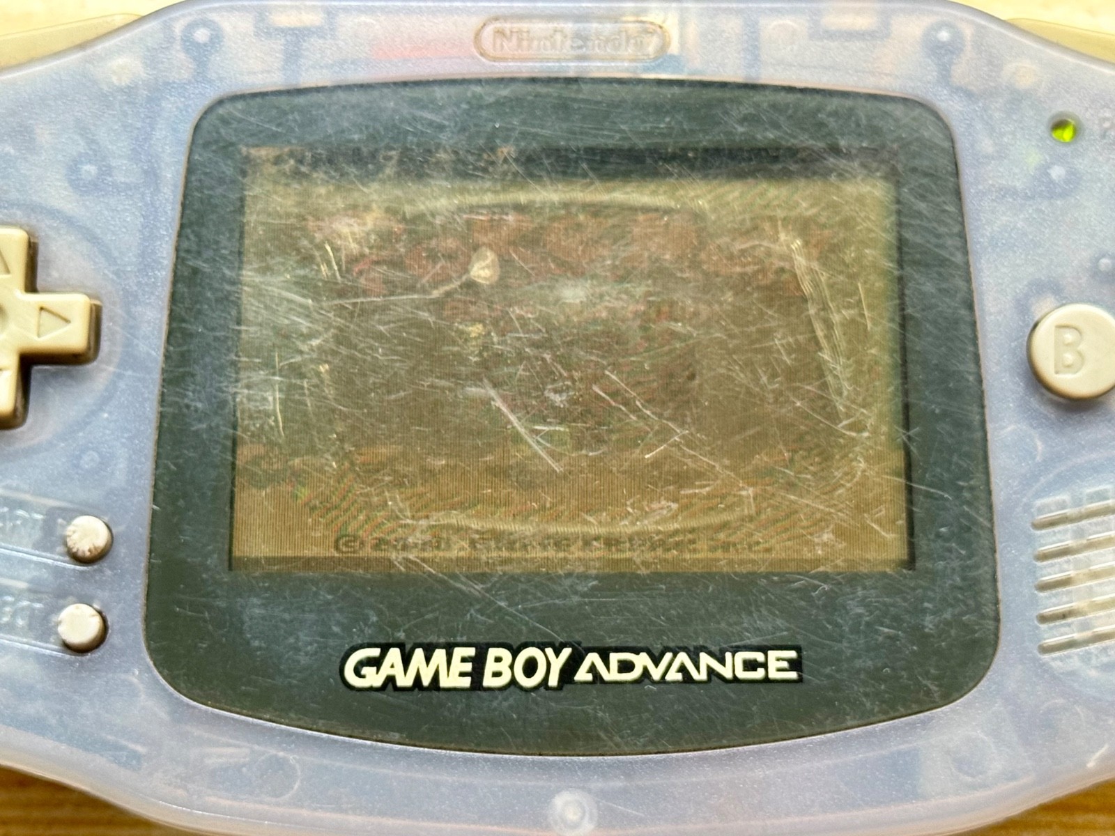 Nintendo Gameboy Advance AGB001 Ice Metallic Silver Handheld System Console GBA