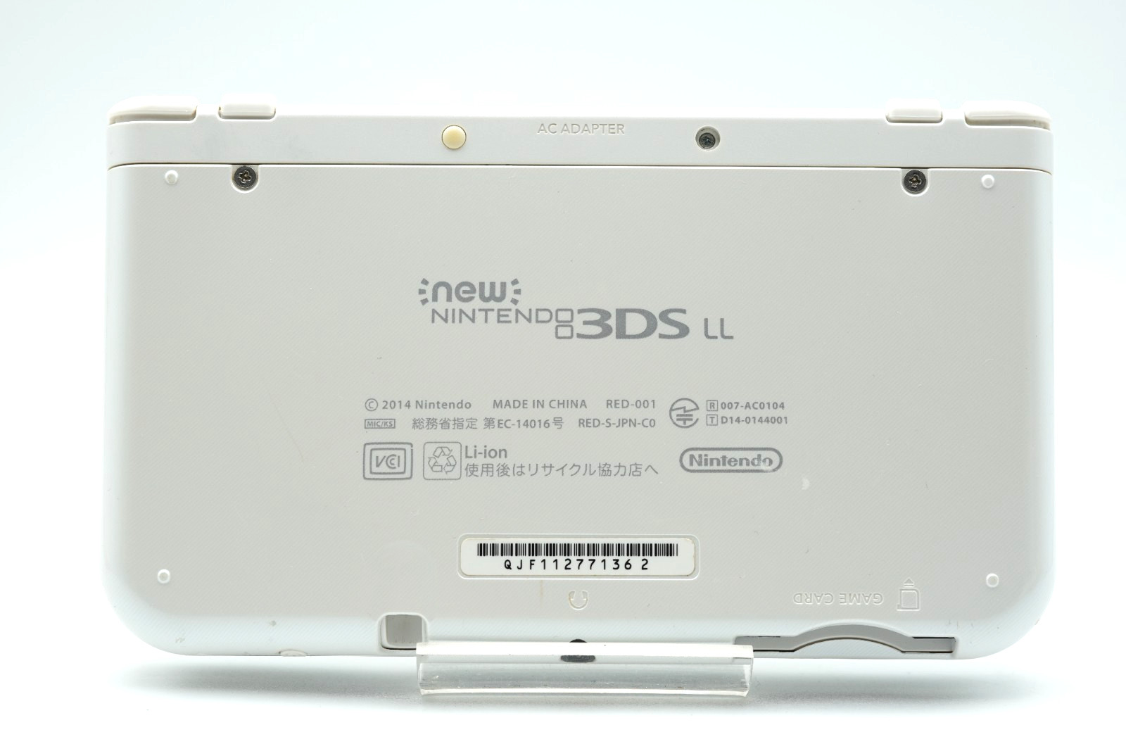 [Dual IPS] NEW Nintendo 3DS LL XL Pearl White Region free Console #001
