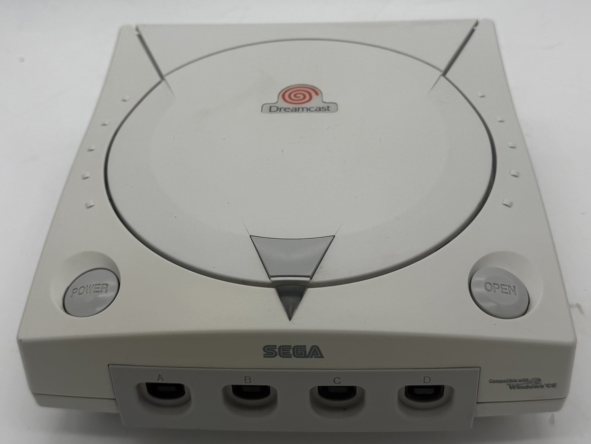 Sega Dreamcast HKT-3020 White Video Game Console w/Sega SPorts Contr (MAC000418)