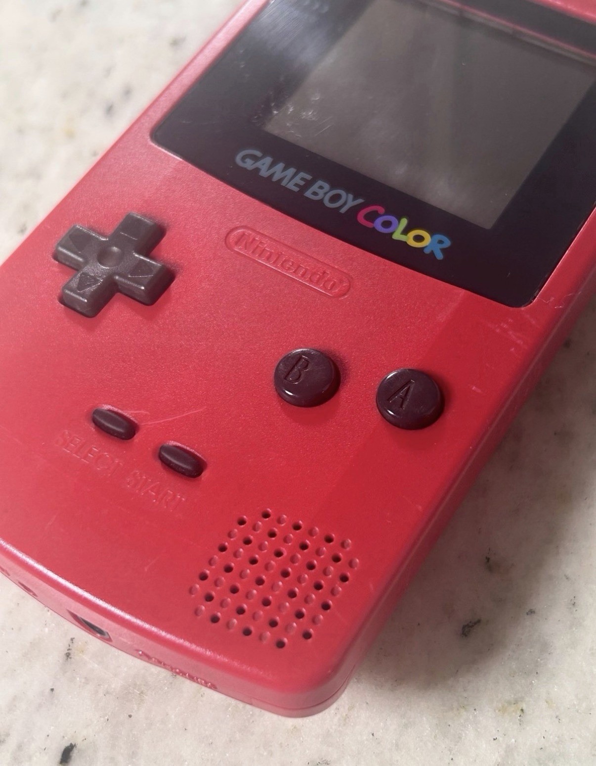 Nintendo Game Boy Color Handheld Game Console CGB-001 Strawberry