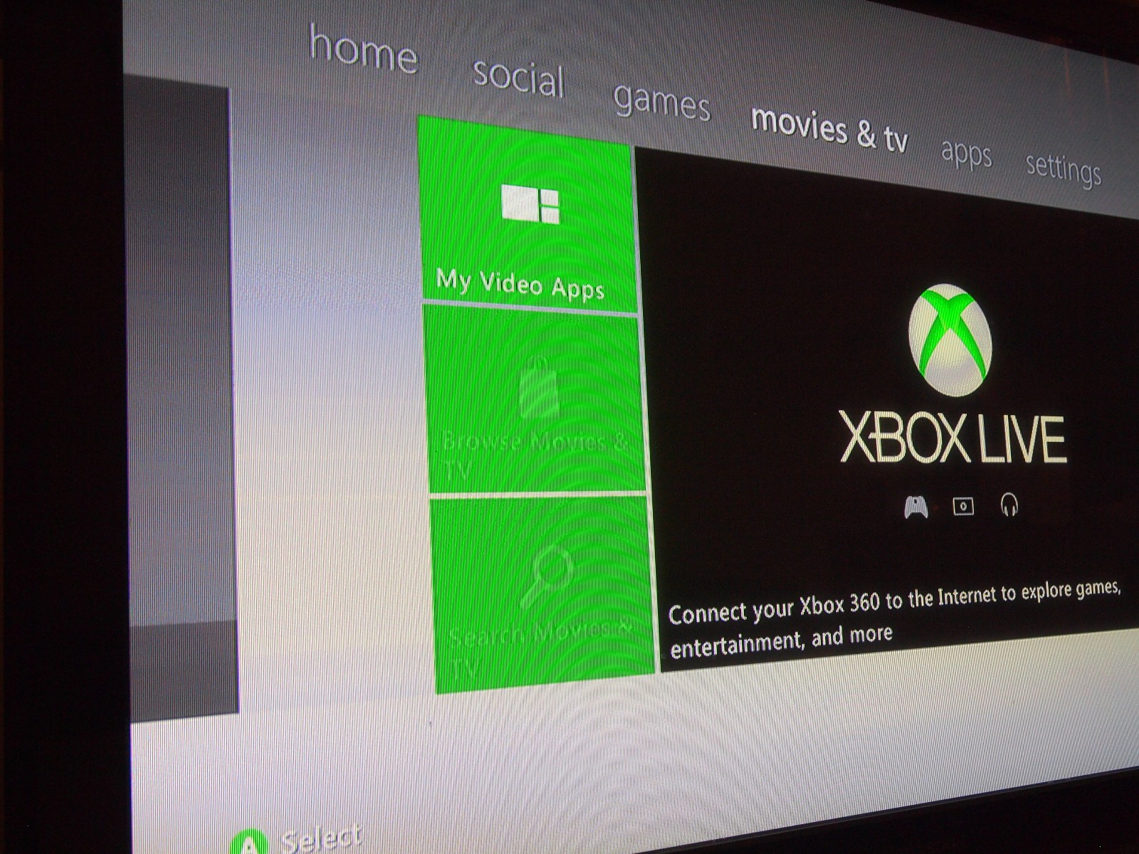 Xbox 360 120gb hdd Console, With 4 Game Lot