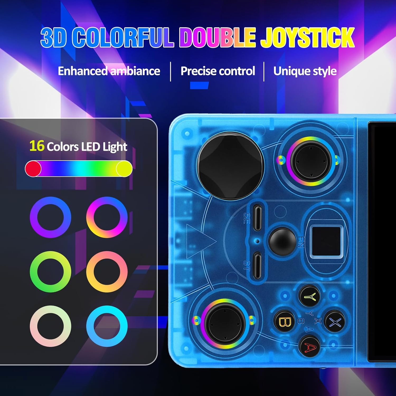 DC40V Retro Handheld Game Console – 20,000+ Games, 64GB, Portable Gaming Device