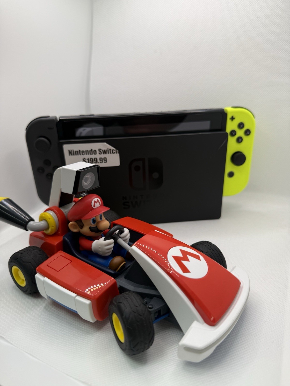 Nintendo Switch Console Black w/ Neon Yellow Joy-Con, 32GB 1080p Wi-Fi USB-C
