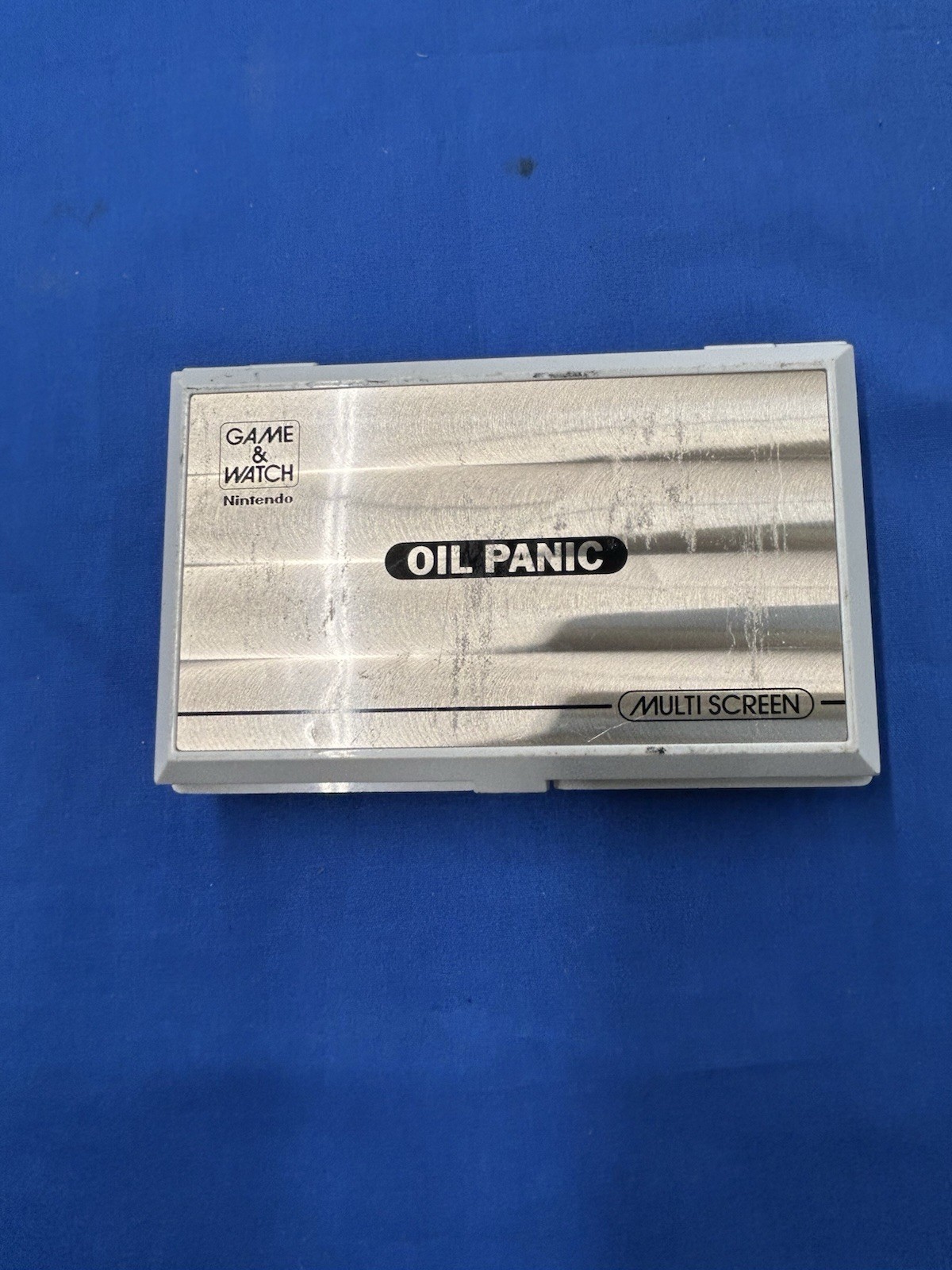 Nintendo Oil Panic Game & Watch OP-51 Handheld System 1982 Untested LCD Leak
