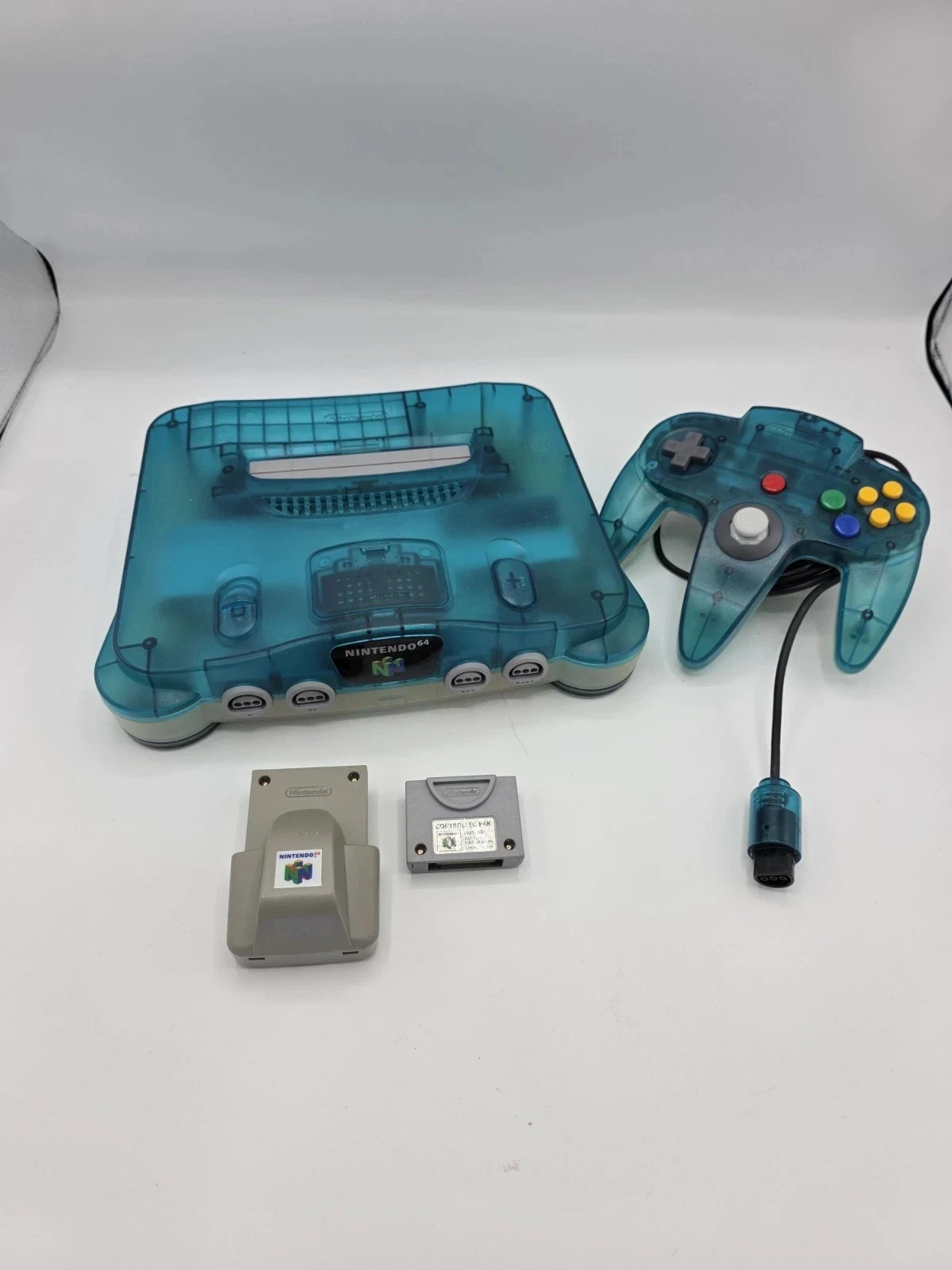 Nintendo 64 N64 HDMI PixelFX Retro Gem N64Digital Shiny Blue LED Japanese Clear