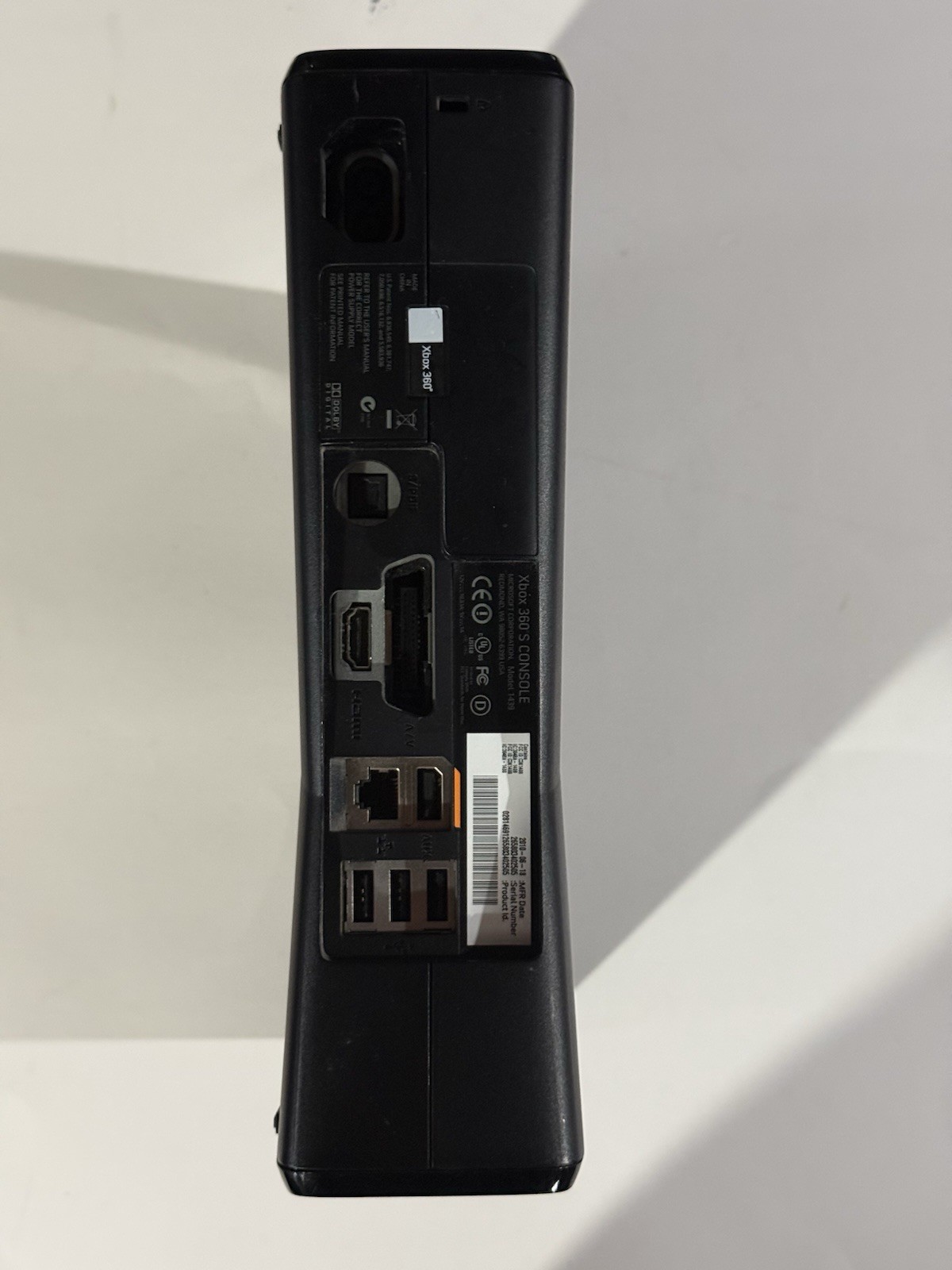 Microsoft Xbox 360 S Slim Black Video Game Console System ONLY Model 4GB – Read!