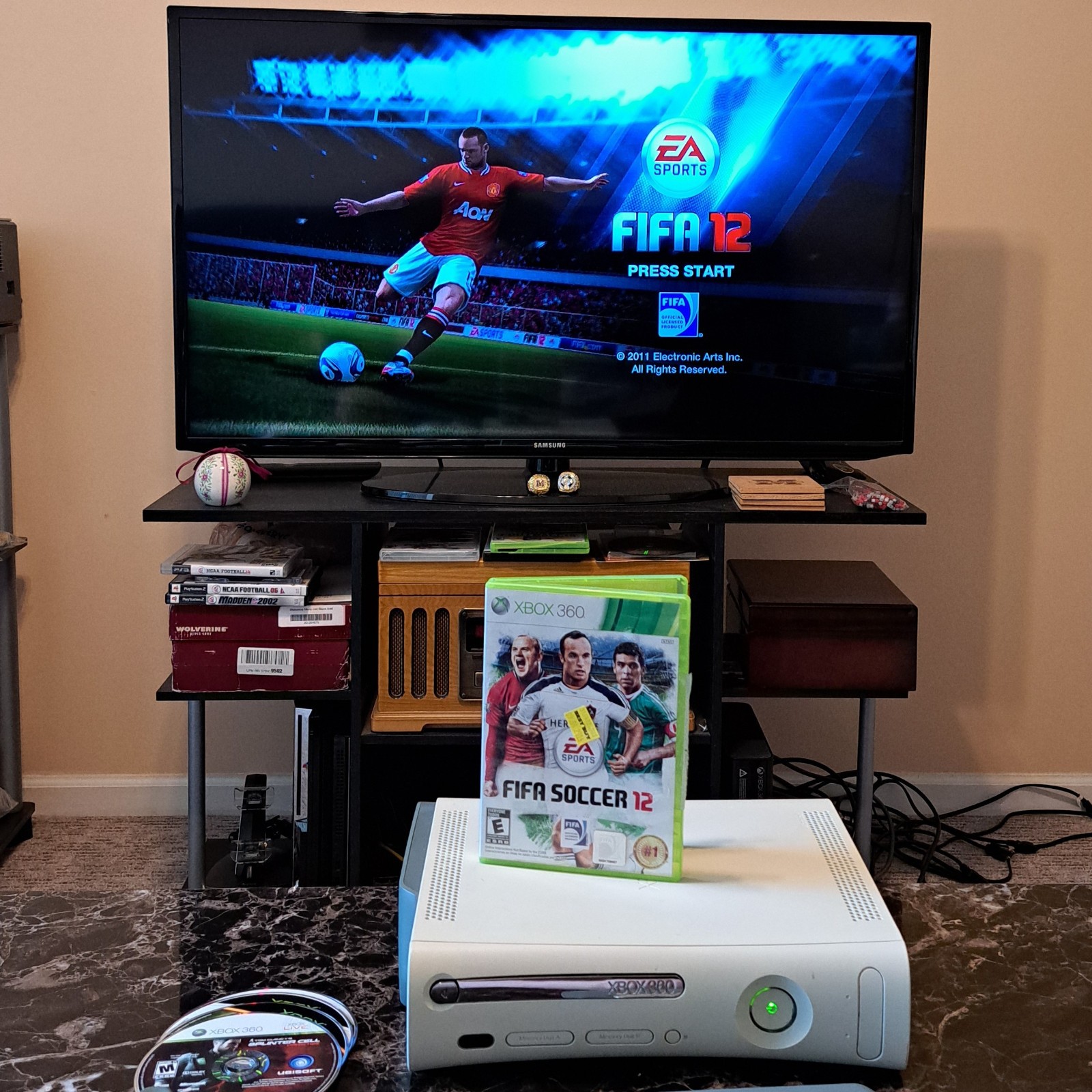 ✅ Microsoft Xbox 360 Elite 60GB White Bundle Console+ Controller, Games WORKS!🎮