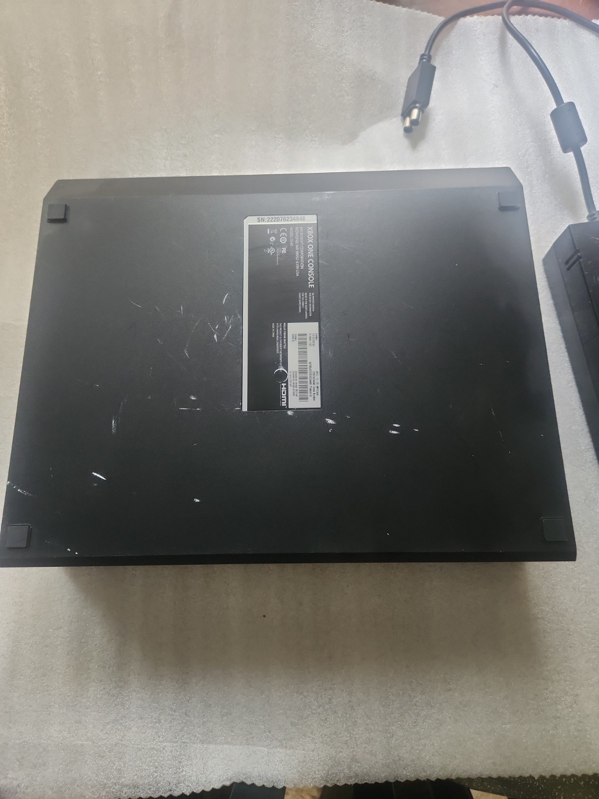 Microsoft Xbox One 1540 Console 500GB Black with Power Supply Tested