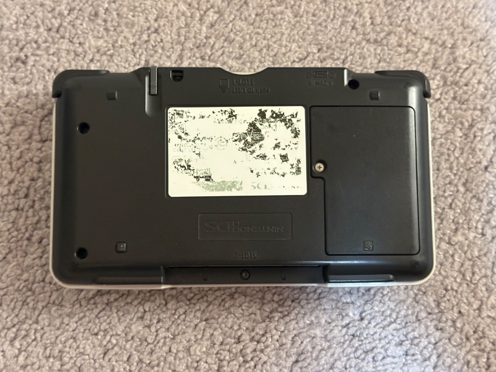 Nintendo DS Silver Handheld System – Great Condition! – TESTED AND WORKING (#1)