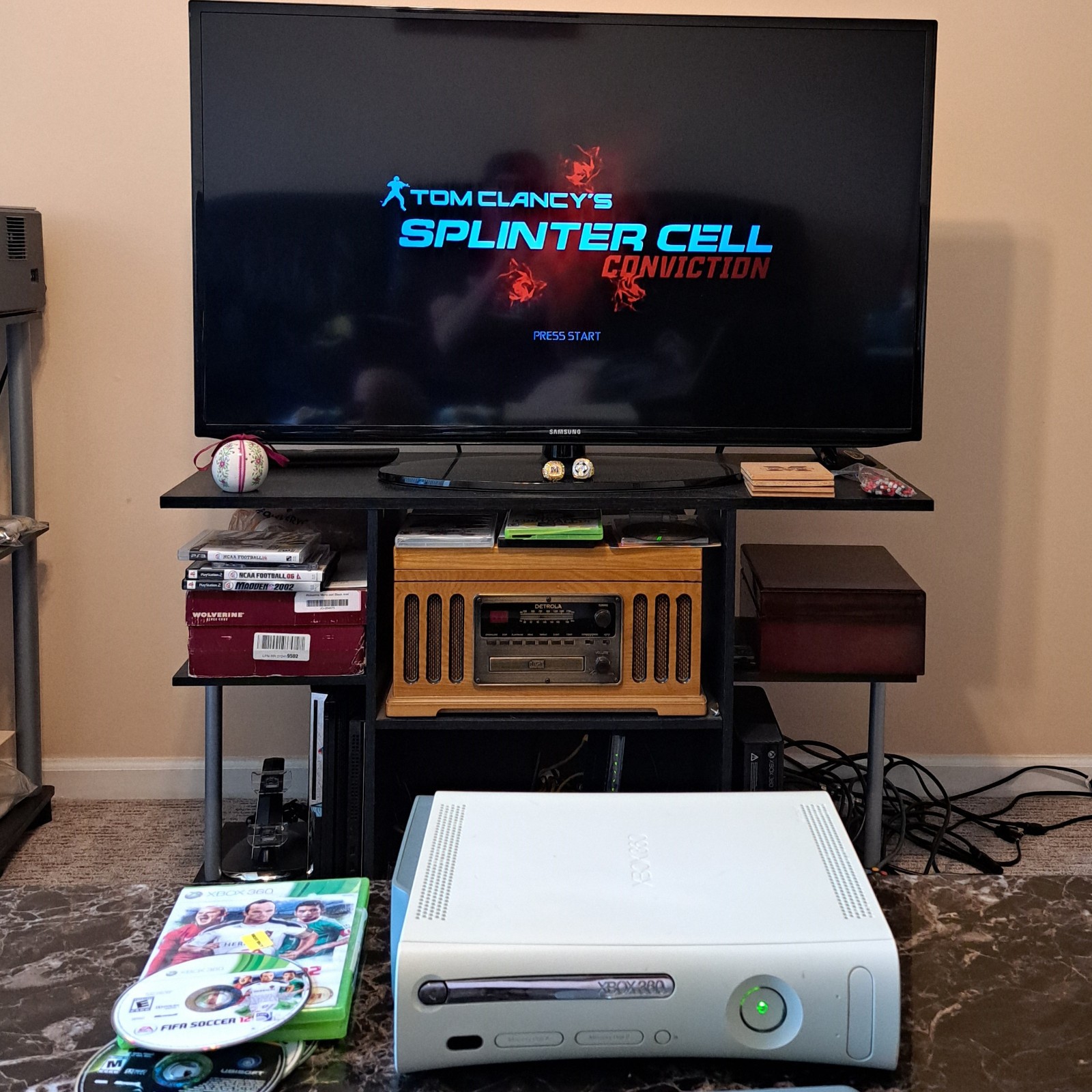 ✅ Microsoft Xbox 360 Elite 60GB White Bundle Console+ Controller, Games WORKS!🎮