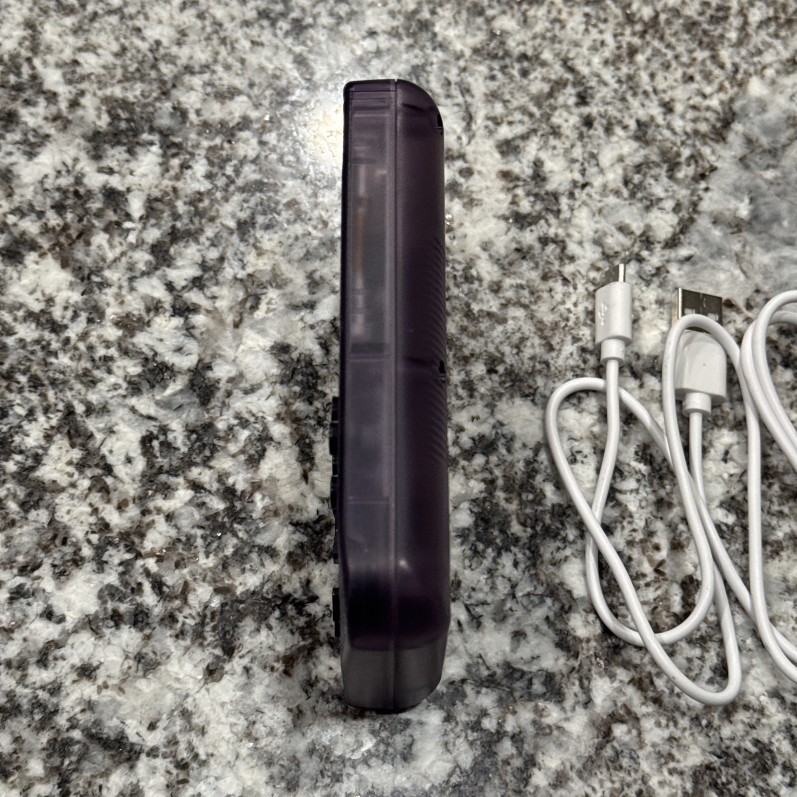 Merkury MI-PGC01 Purple Clear Handheld Video Game Console Rechargeable Battery