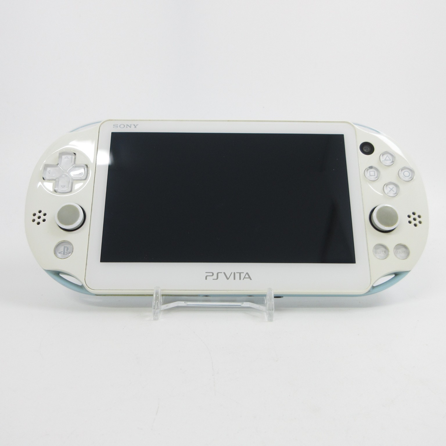 【Excellent】Sony PS Vita PCH-2000 Light Blue / White Wi-Fi Model Console #DEN08/0