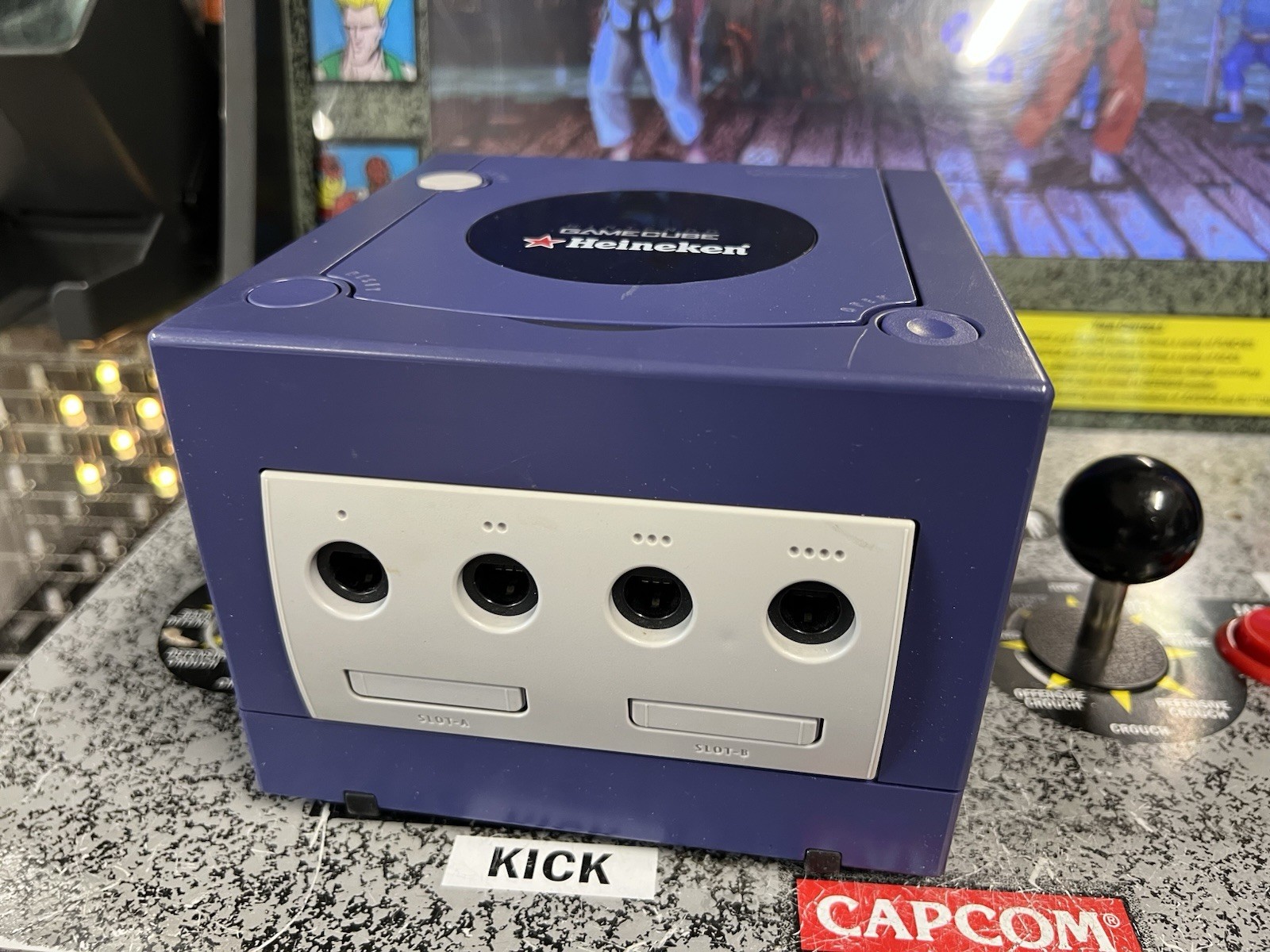 2002 Nintendo Heineken Gamecube Indigo Purple LE Console w/Box – Only 50 Exist!