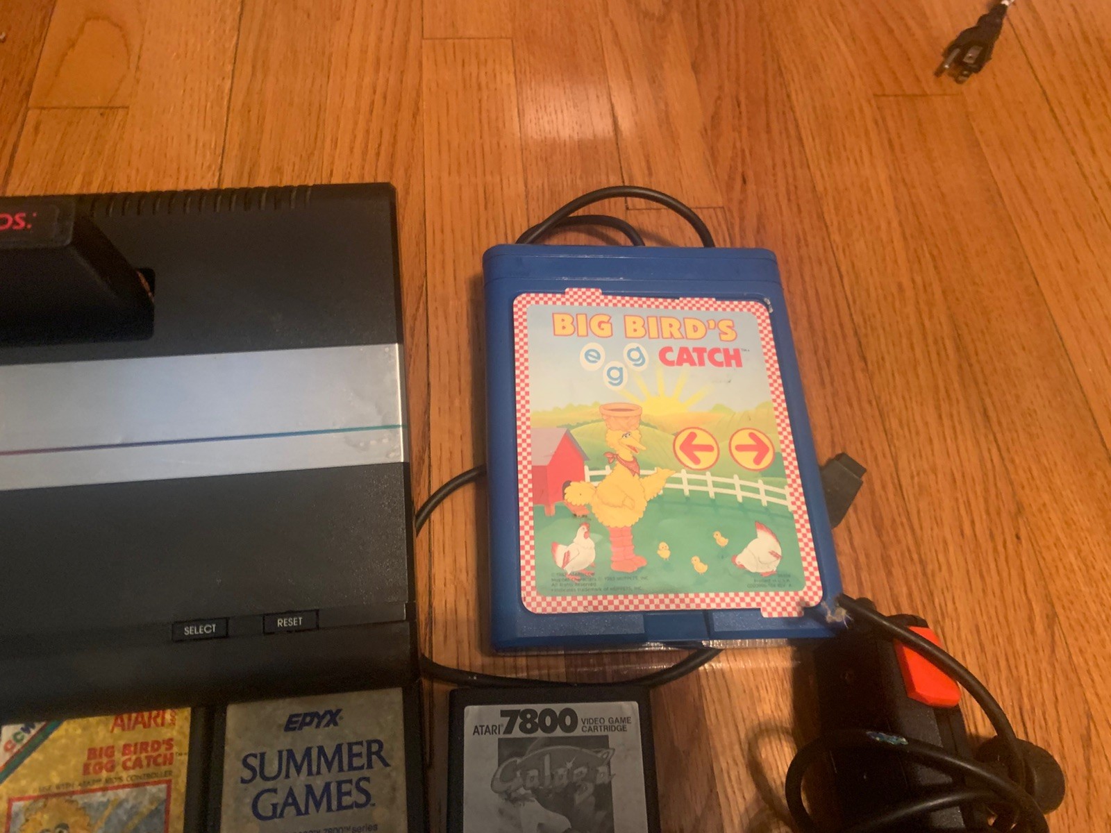 Atari 7800 ProSystem Vintage Video Game UNTESTED Console /Lot games controller