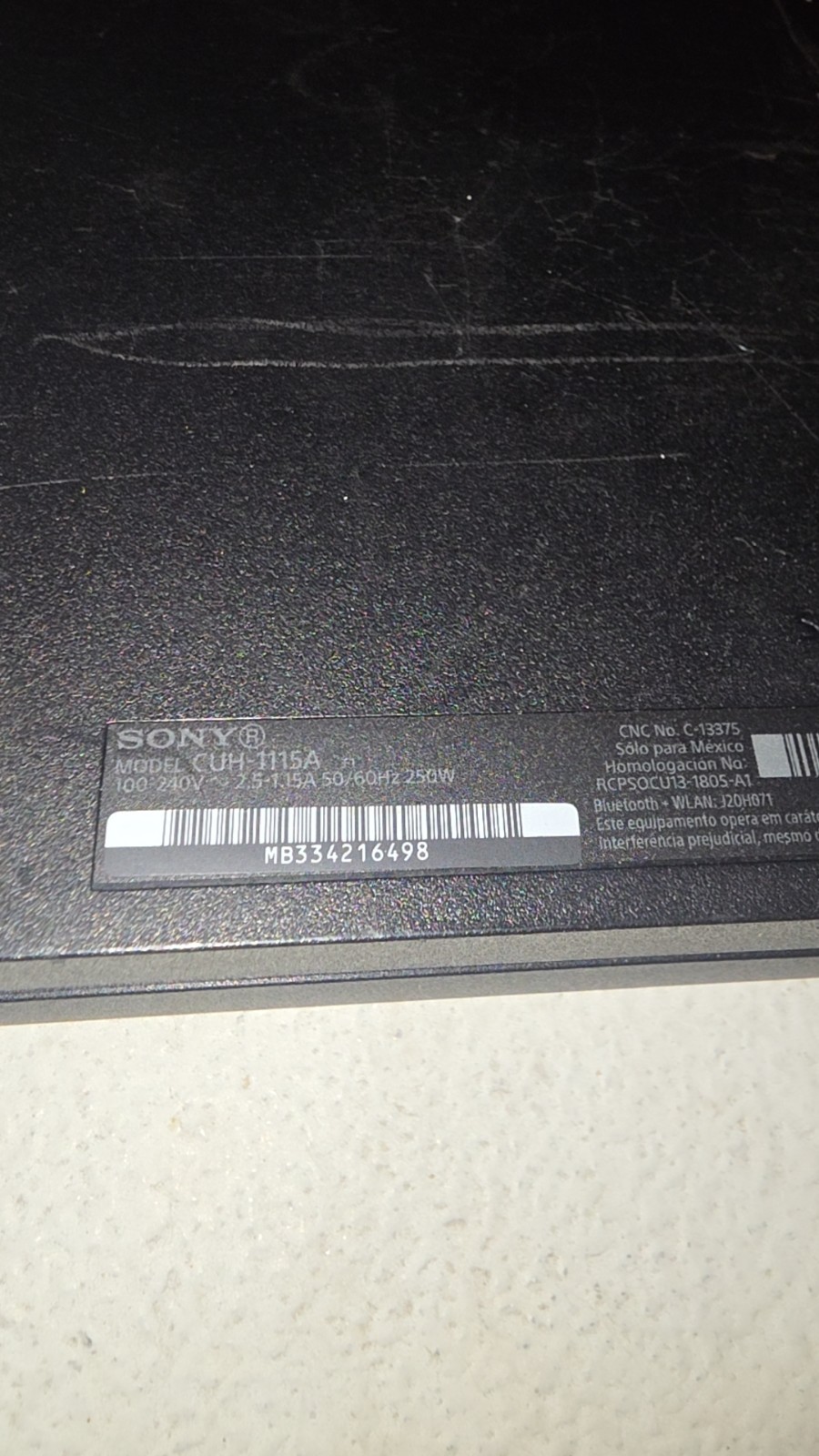 2x Sony PlayStation 4 CUH-1115A Black PS4 Console Only (Not Working for Parts)