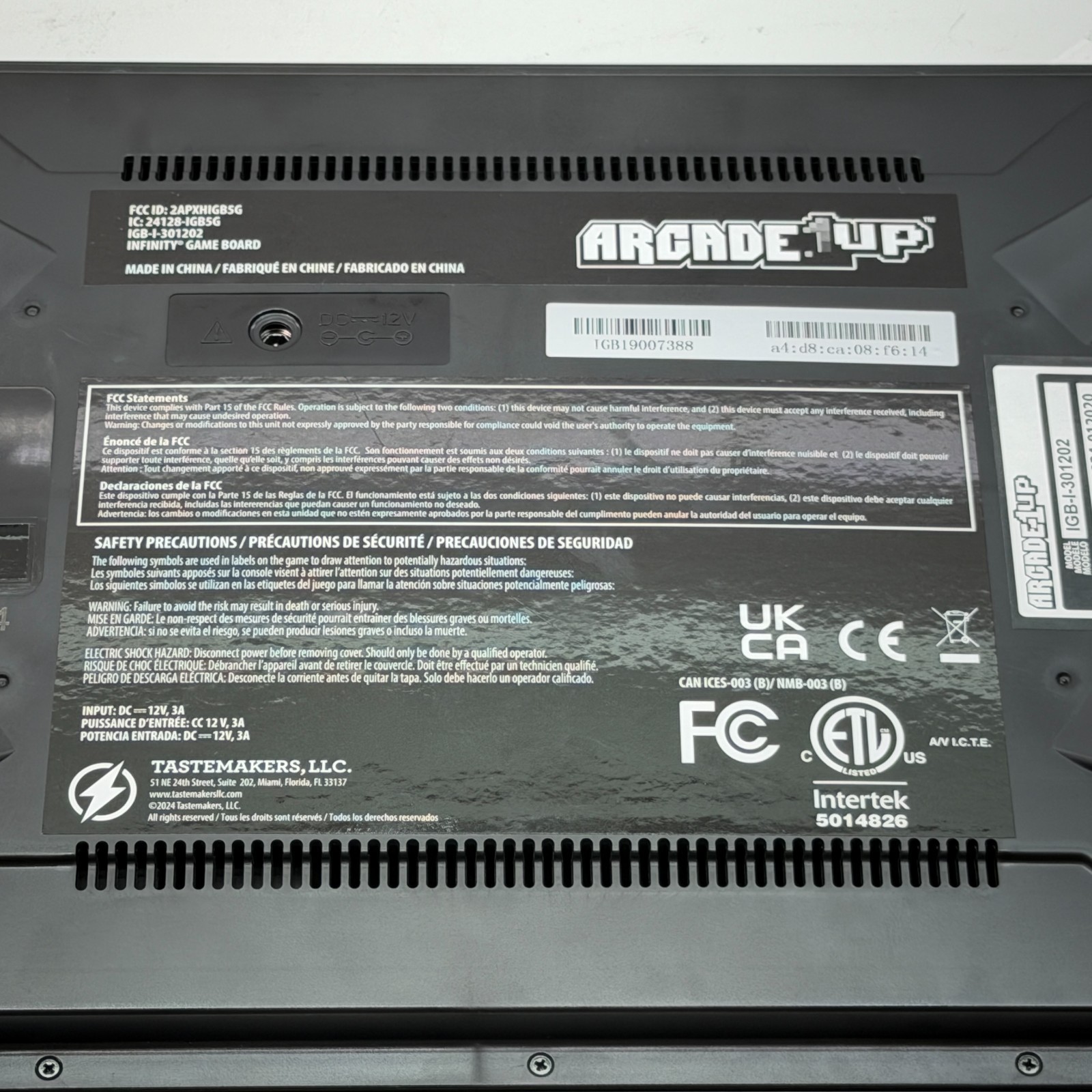 Infinity Game Table 24 Arcade1Up Interactive Touchscreen Board Game Table