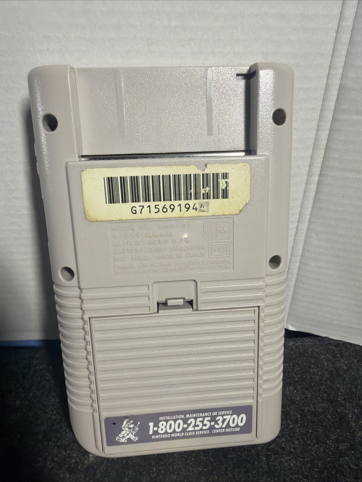 Nintendo GameBoy DMG-01 Complete With Box Original Tested CIB Box Manual Read