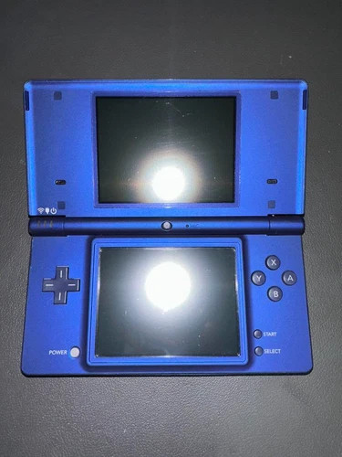 Nintendo DSi Metallic Blue Console Japan Ver Tested Stylus Charger Included