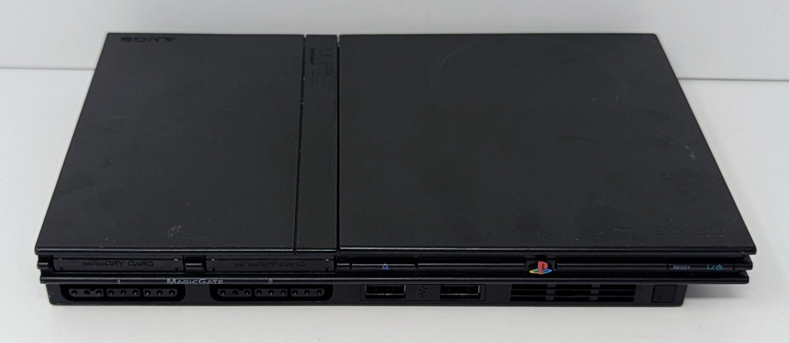 Sony PlayStation 2 PS2 Slim Console Bundle w/ 10 Games – Tekken 4, Sims, & More!
