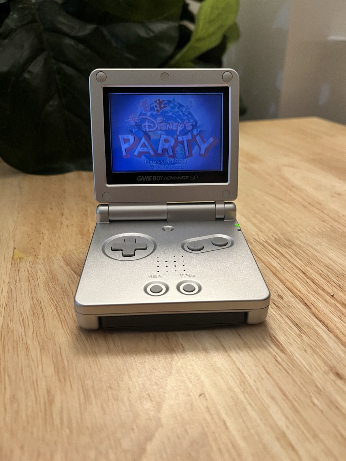 Nintendo Game Boy Advance SP Silver Handheld Console With Charger