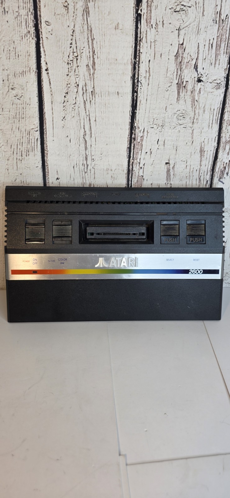 Atari 2600 Jr. Console Bundle w/ 36 Games & Joysticks TESTED Donkey Kong/Pitfall