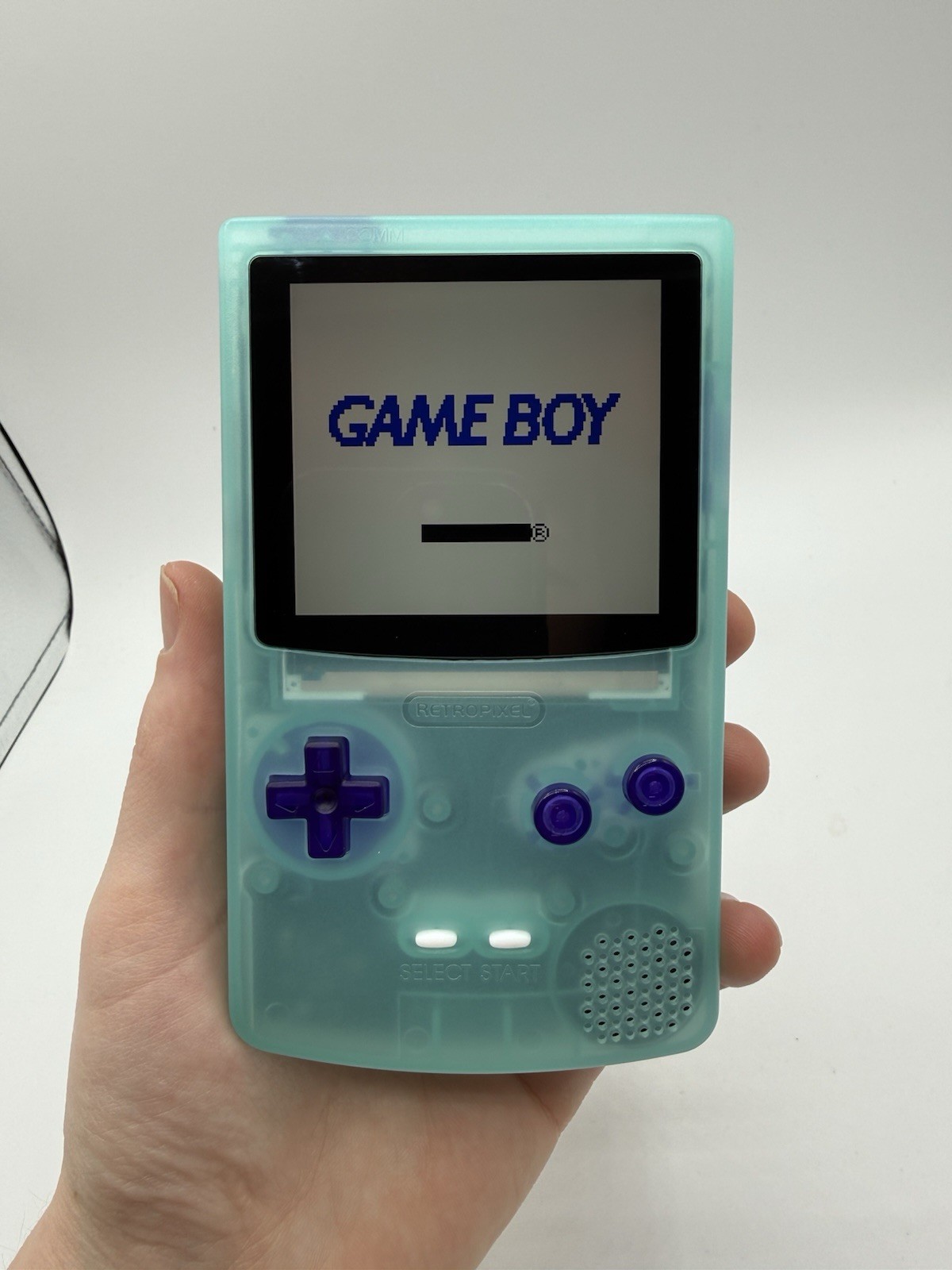 Glow In The Dark USB C Rechargeable Gameboy Color Gameboy Mod IPS Screen
