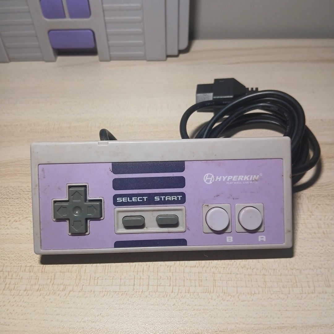 Hyperkin Retron 2 NES SNES Console Gray Purple TESTED WORKS