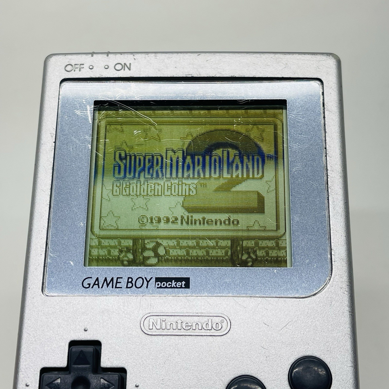 Nintendo Game Boy Pocket MGB-001 (Silver) Handheld Console Only – TESTED WORKING