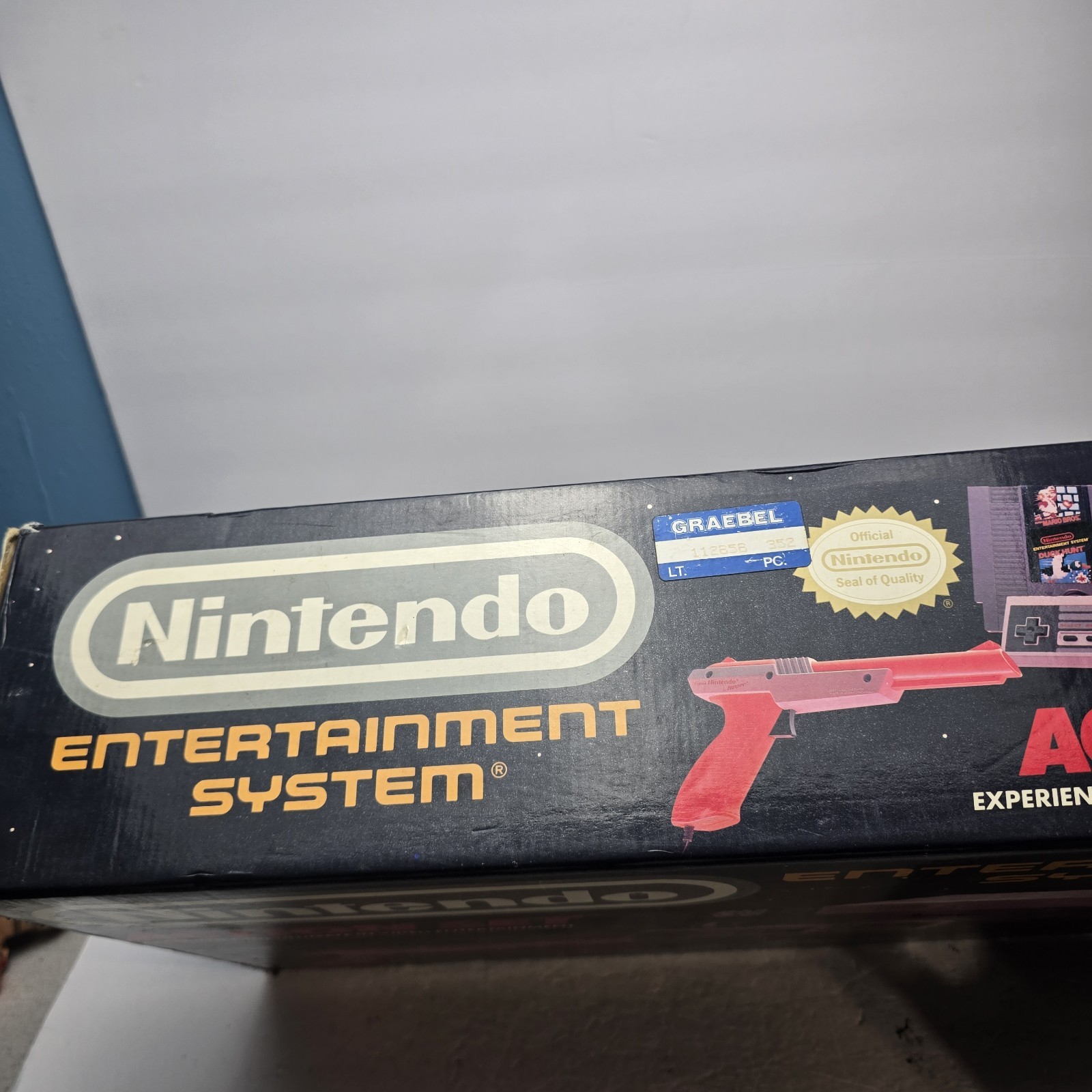 Nintendo NES Action Set Entertainment System Console w/ Controllers & Game