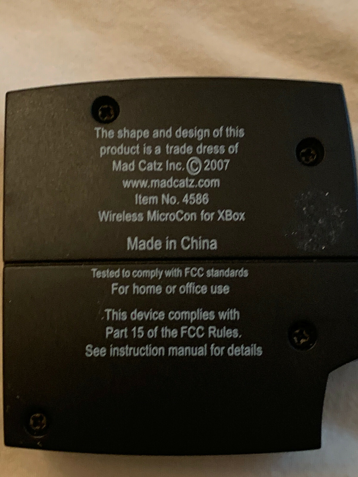 Microsoft Xbox Console Mad Catz Controller S DVD Remote, DVD Movie Playback