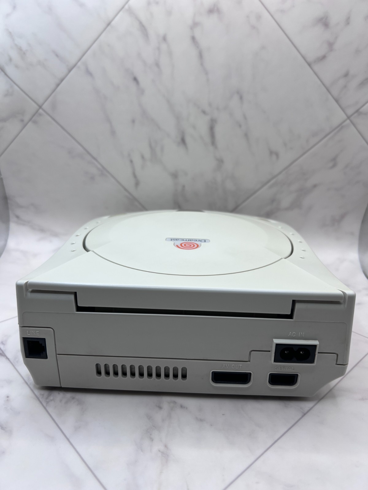 Sega Dreamcast VA1 OEM Case No GD-ROM ODE-Ready Battery Mod Power Socket Fuse