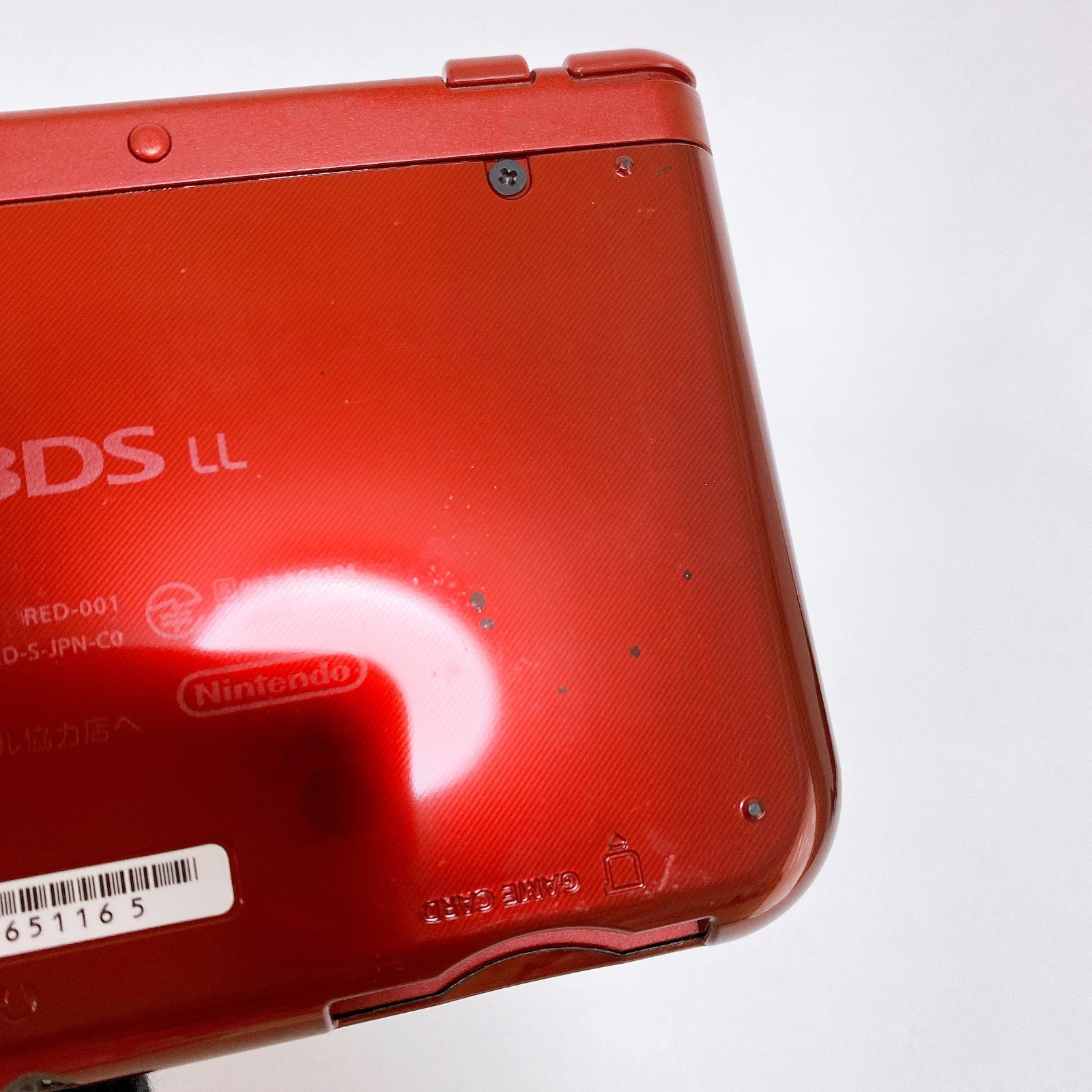 【Dual IPS】New Nintendo 3DS LL XL Metallic Red Console Stylus Japan Tested Rank A