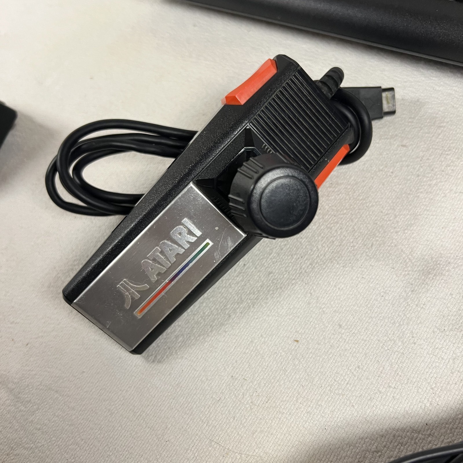 Atari 7800 Console Pro-System AV Mod + Controller & Cords Tested