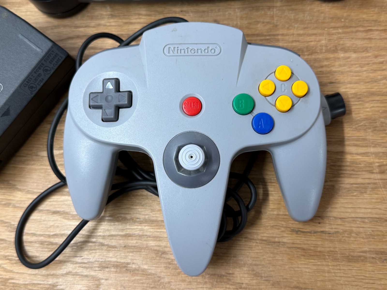 Nintendo 64 N64 Console Power Cable Controller NUS-001 Console Tested Working