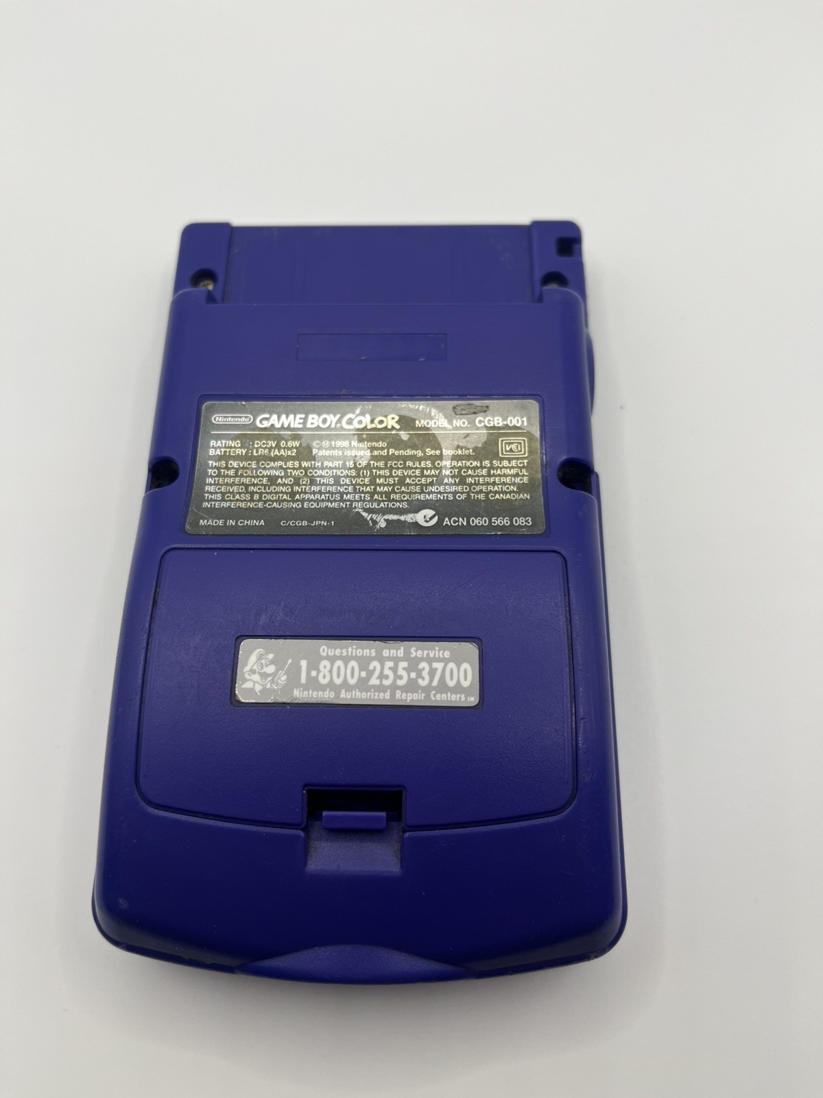 Nintendo Game Boy Color Grape (Purple) – Tested Working