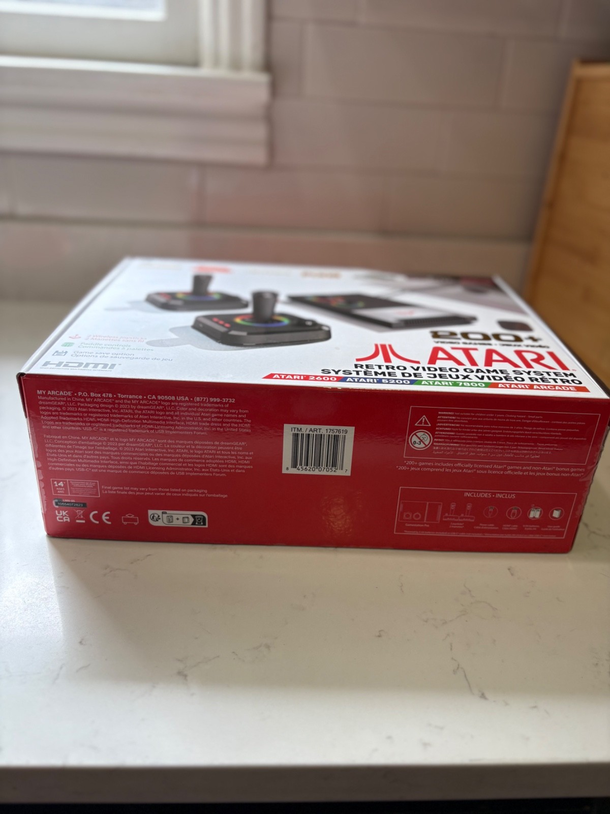 My Arcade Atari GameStation Pro Plug N Play Video Game Console 200+ Games – New