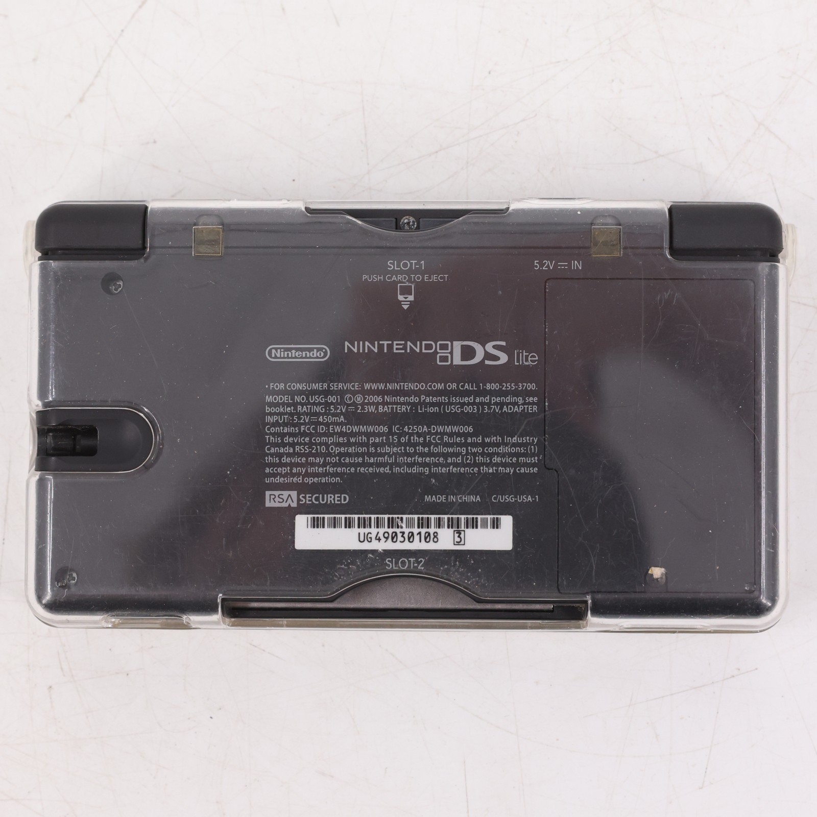 Nintendo DS Lite with Accessories & GBA Game Onyx Black