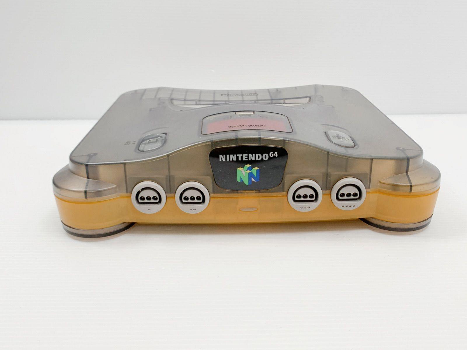Nintendo 64 NUS-001 Smoke Gray w/ Expansion Pak JPN Console Bundle Very Good