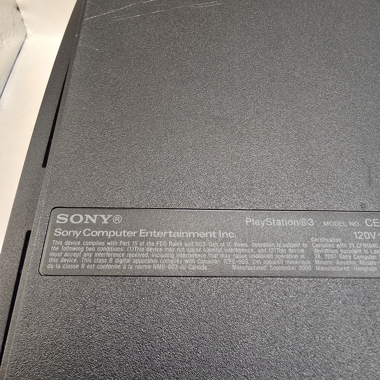 Sony PlayStation 3 PS3 Slim Console With Controller & Cords Tested & Working!