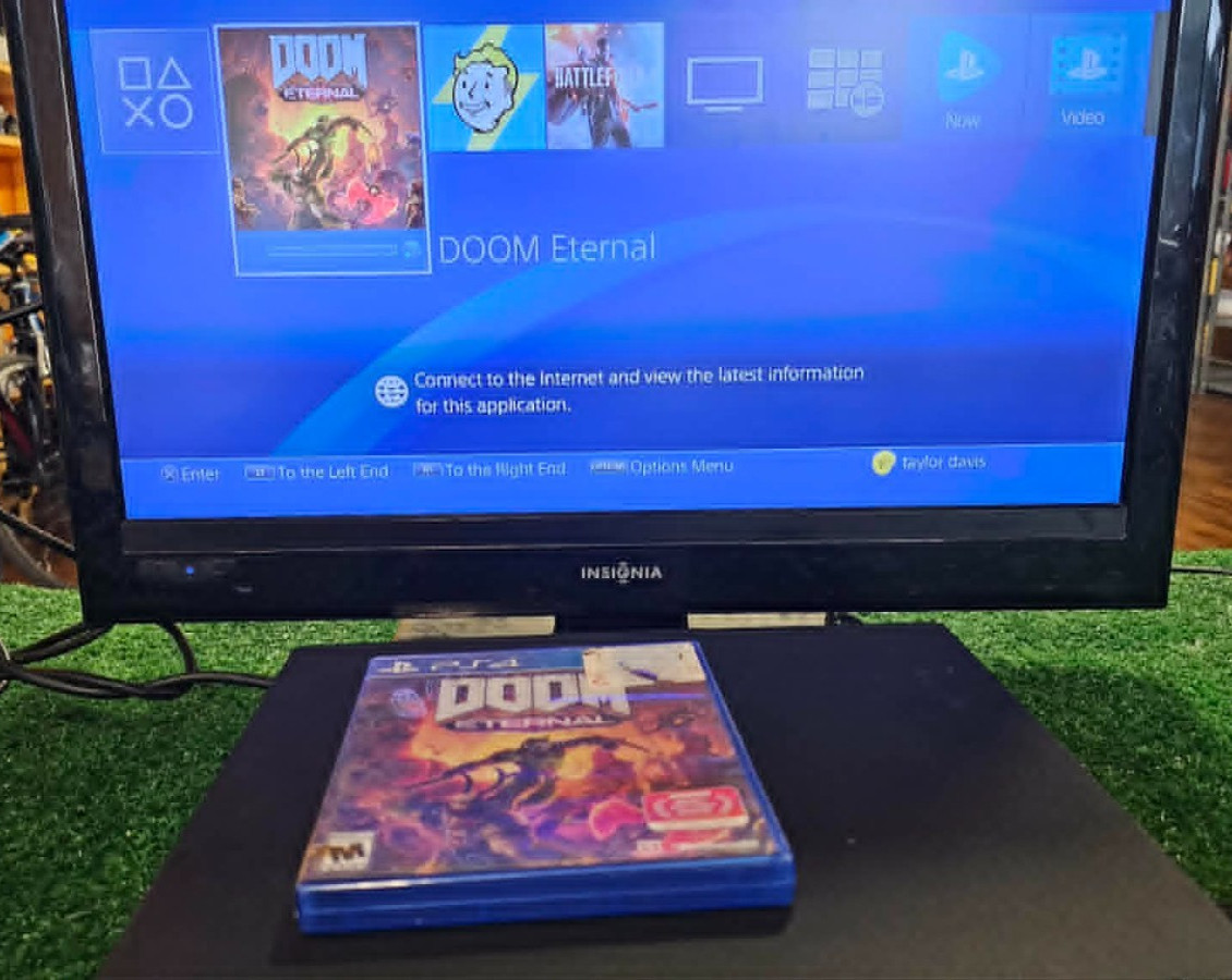 PS4 Pro 1TB Console Bundle (1 Controller, 6 Games) (LOW FIRMWARE 8.03) TESTED