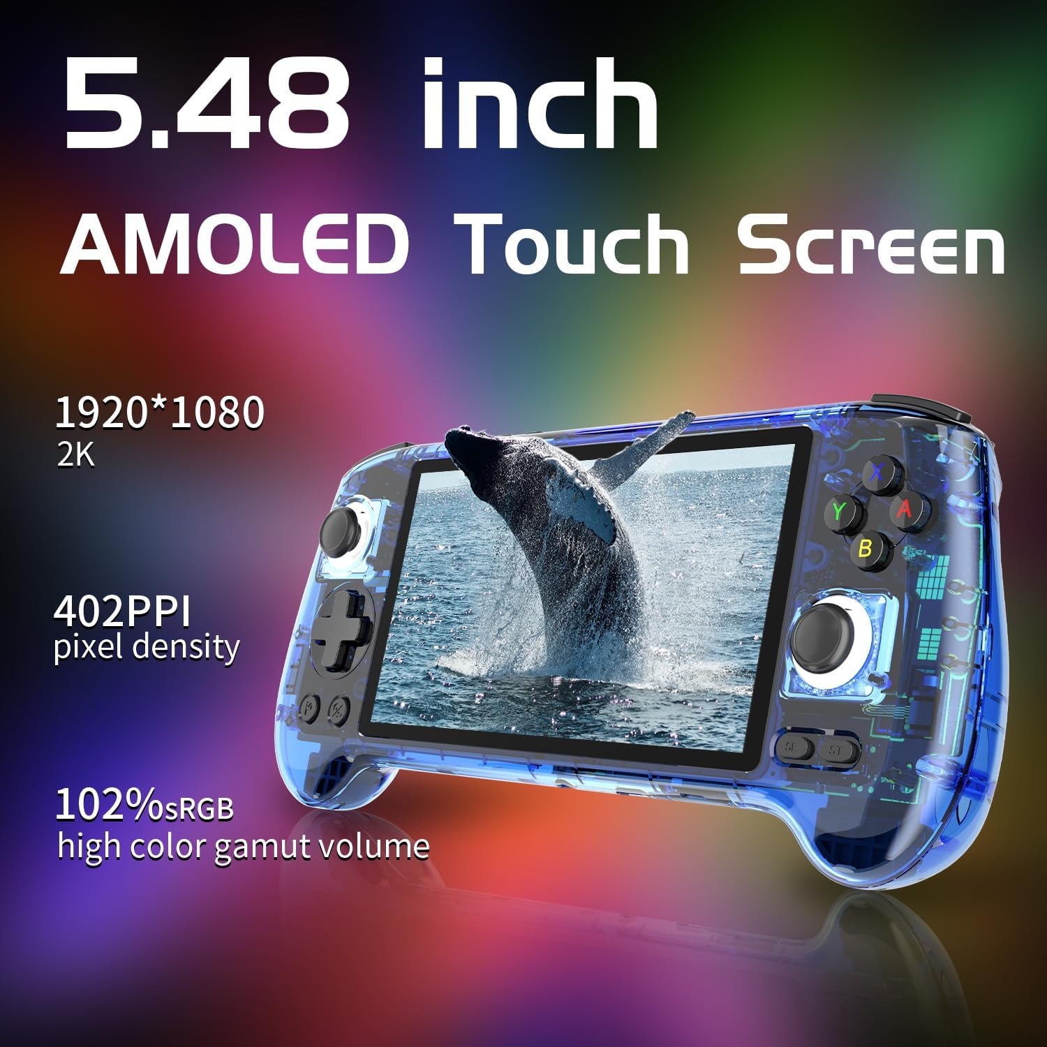 ANBERNIC NEW RG556 Retro Handheld Game Console 64bit Android 13 System Gifts