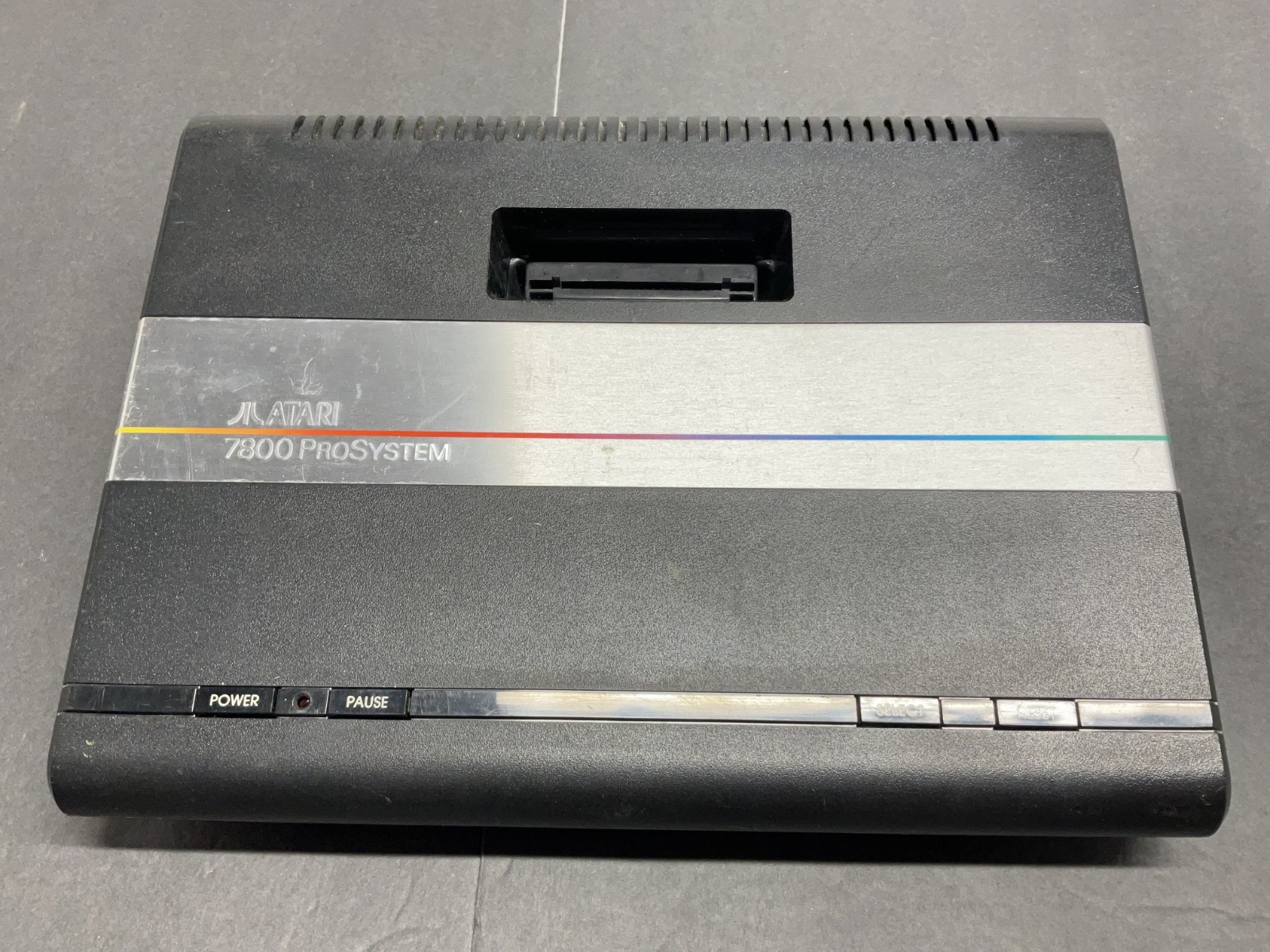 ATARI 7800 Pro System Console 34 Games and Manuals Tested Working