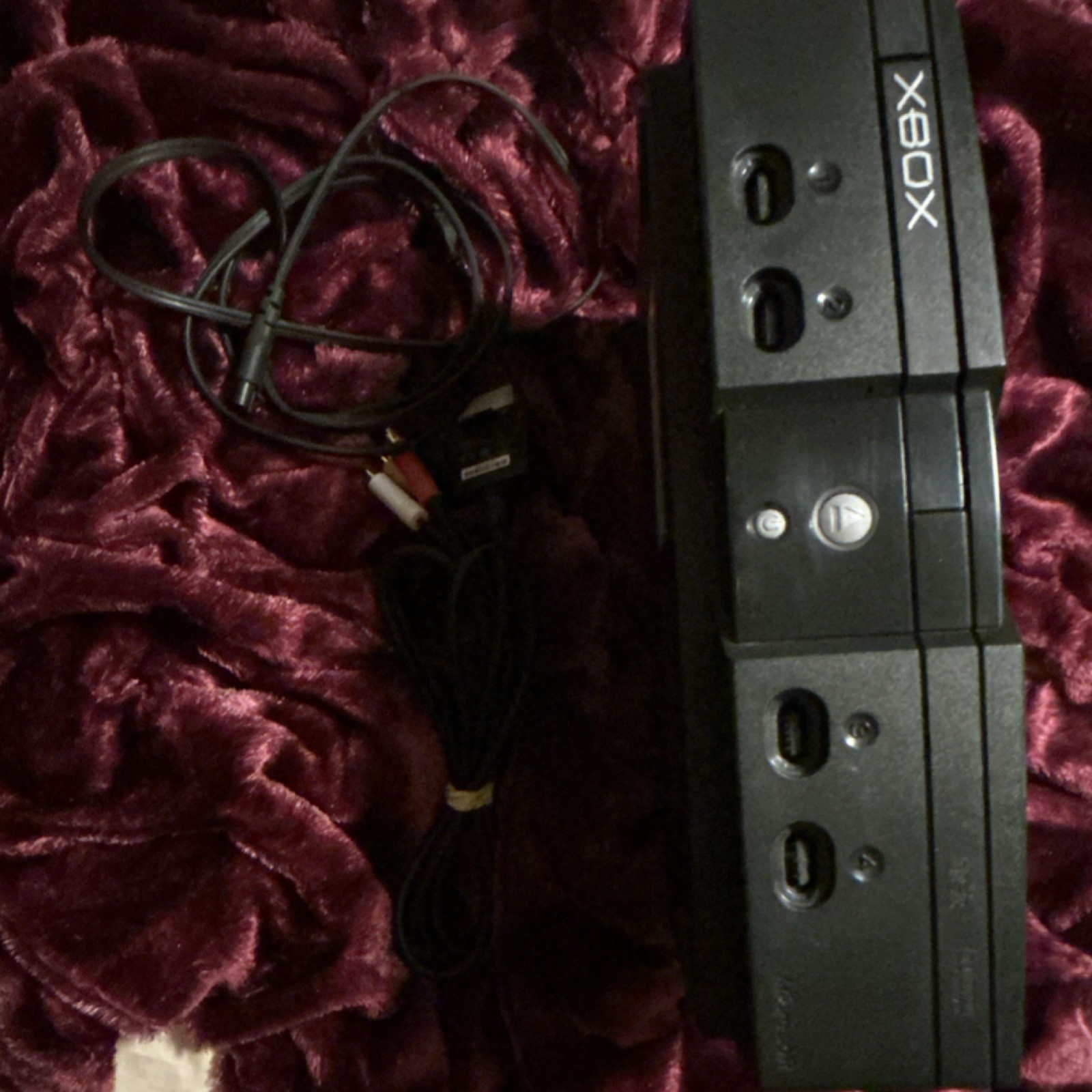 Microsoft Xbox Original Black Console Component RCA Ethernet