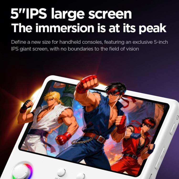 H5 5″ IPS Handheld Game Console RGB Retro Arcade Portable Game 64GB 128GB