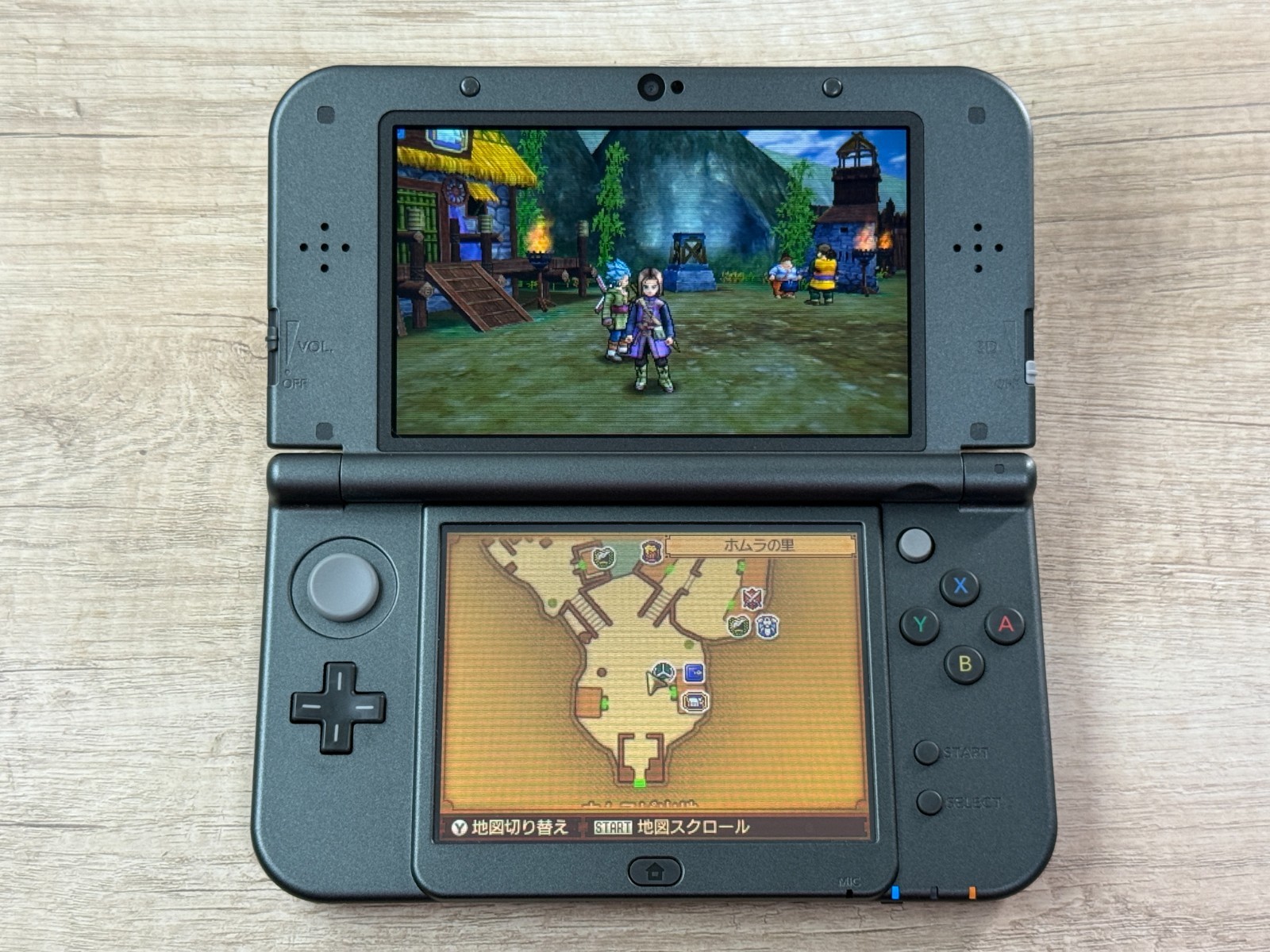 RANK B+IPS Nintendo New 3DS XL Metallic Black Console IPS Top Tested Japan D3477