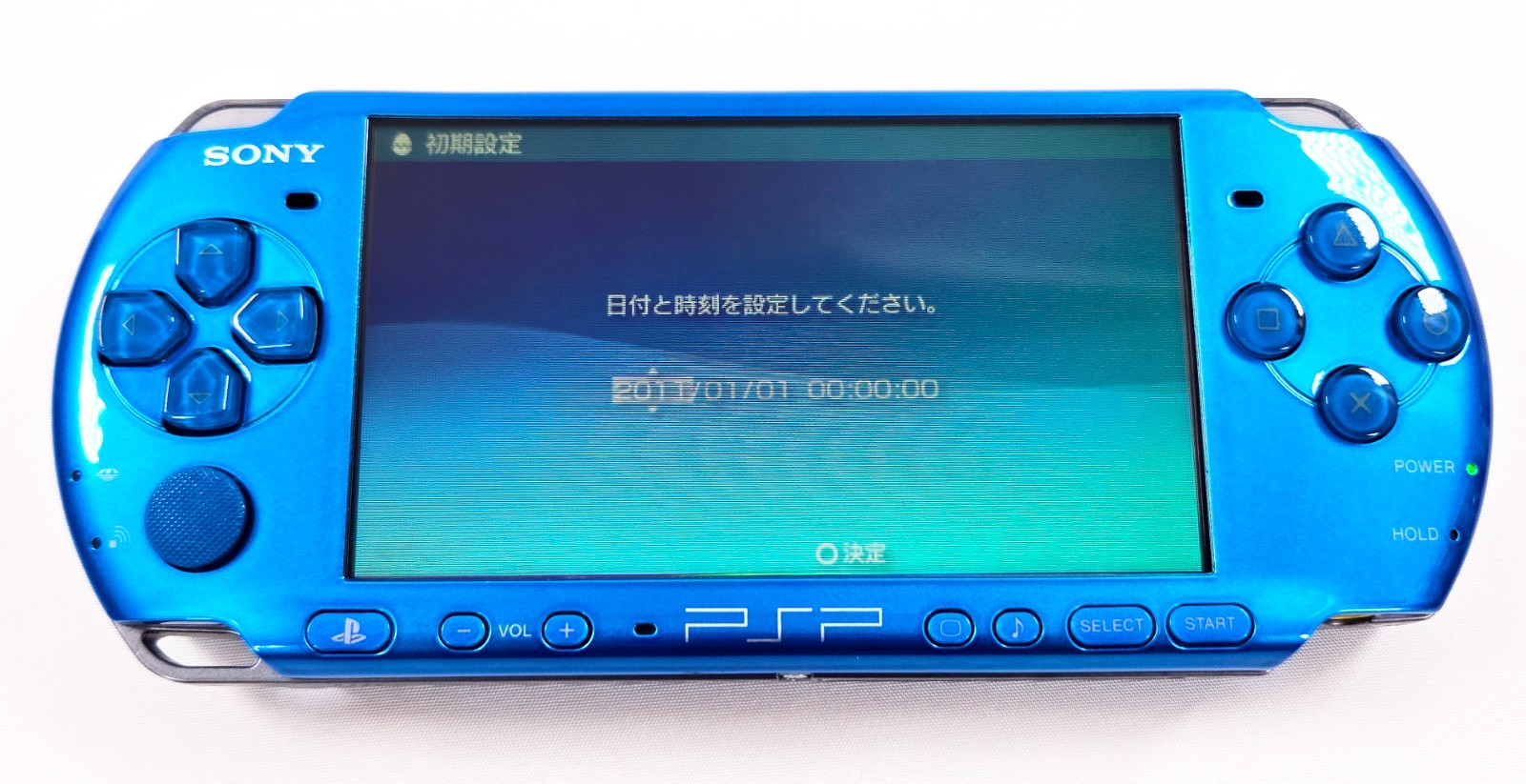 PSP 3000 VIBRANT BLUE CONSOLE Authentic Sony Japan Region Free Tested