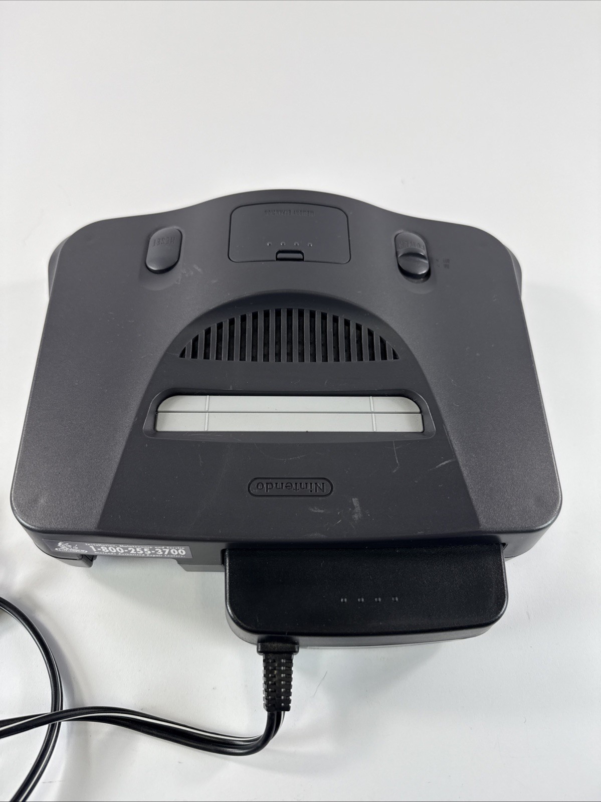 Nintendo 64 System NUS-001(USA) Home Console – Charcoal Gray TESTED